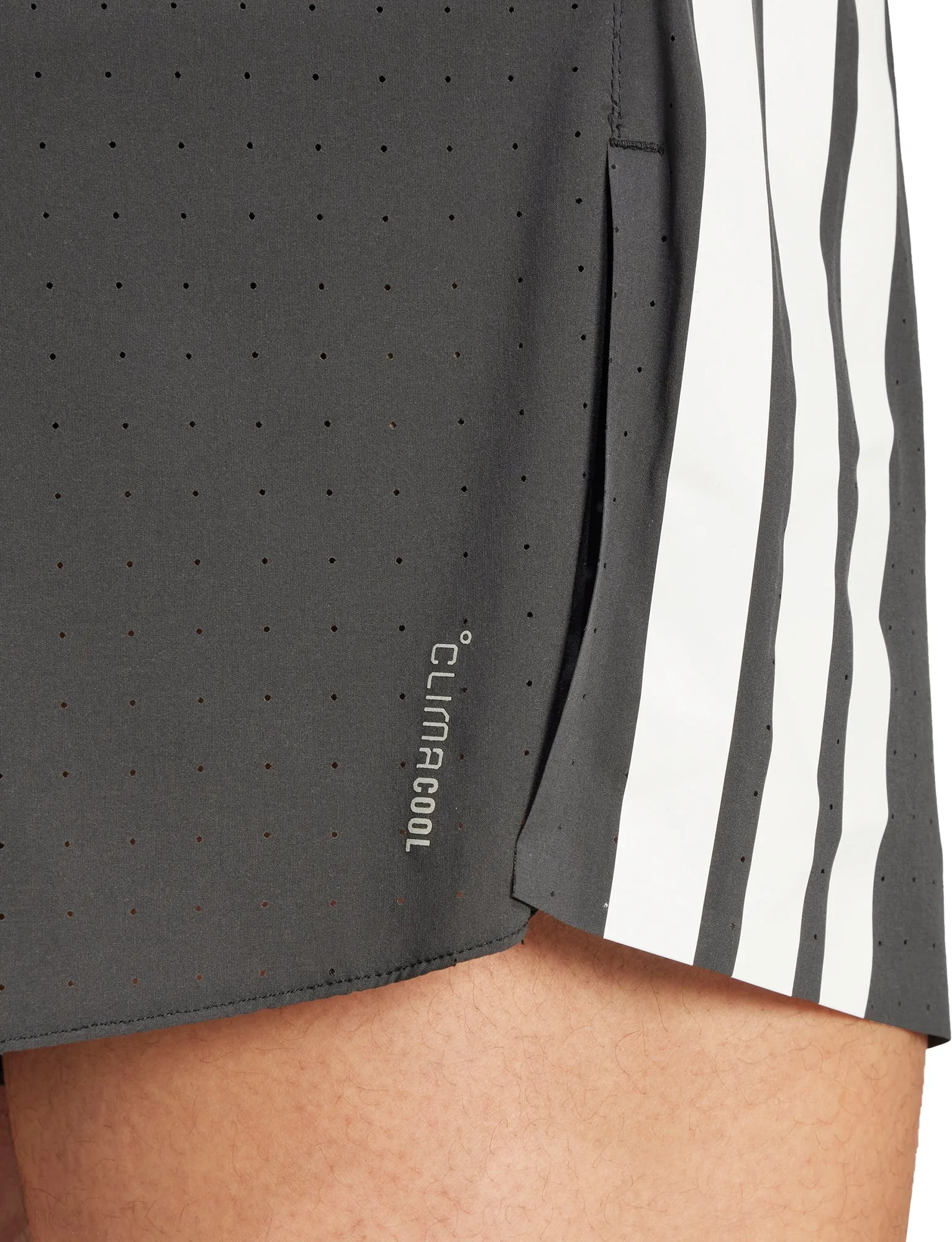 adidas Adizero 3 Inch Split Mens Running Shorts - Black