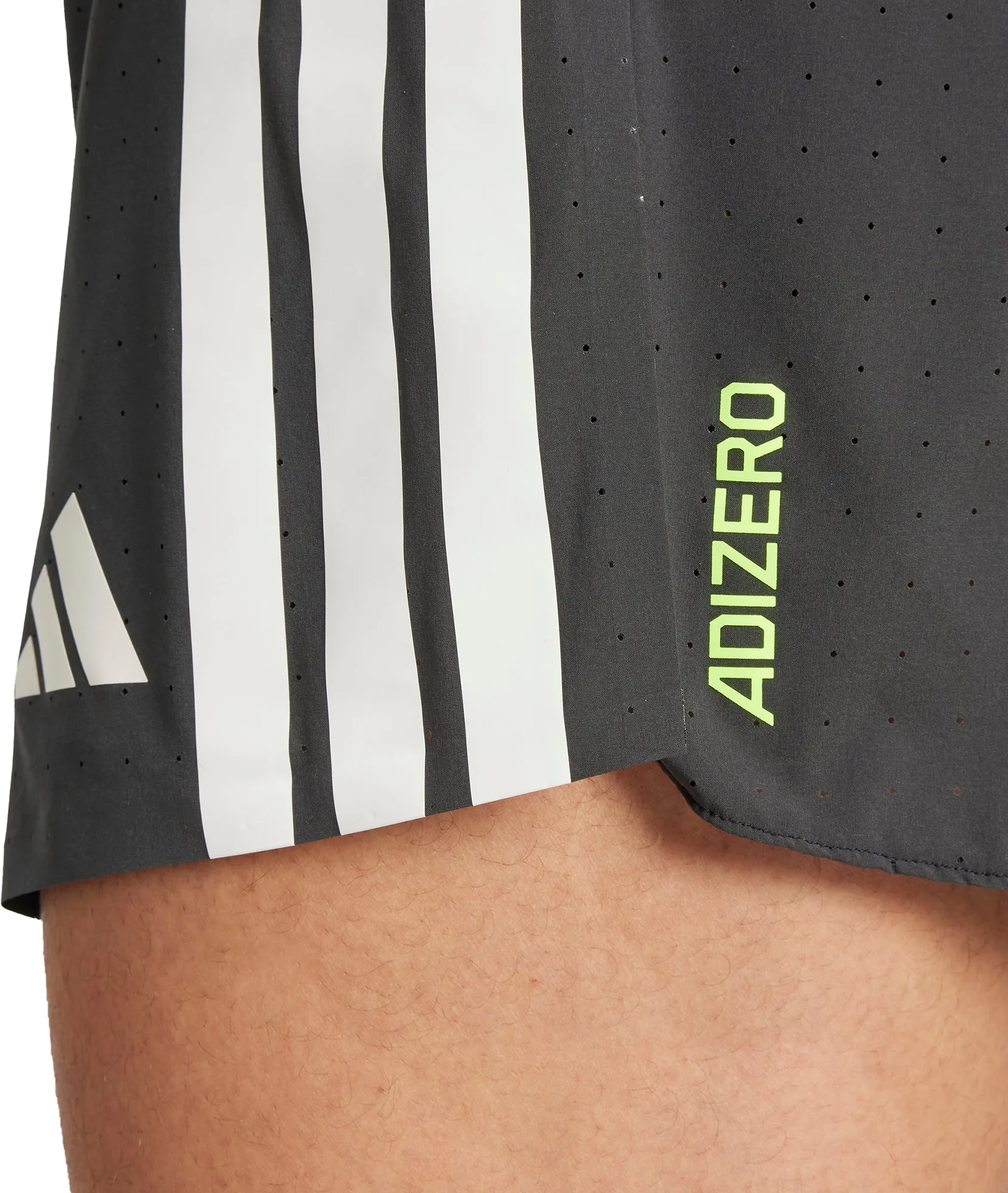 adidas Adizero 3 Inch Split Mens Running Shorts - Black