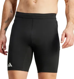 adidas Adizero Essentials Mens Short Running Tights - Black men's shorts for summer activities and lounging