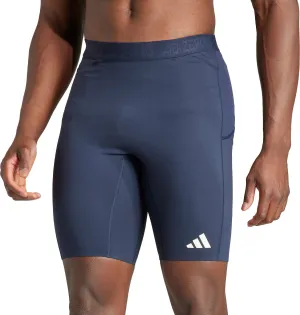 adidas Adizero Mens Short Running Tights - Navy men's shorts for summer activities and lounging