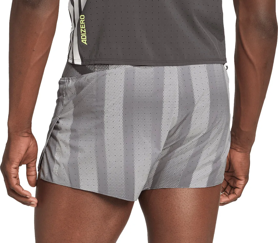 adidas Adizero Pro 3 Inch Mens Running Shorts - Grey