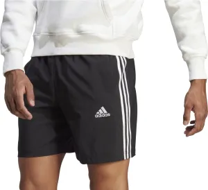 adidas AeroReady Essentials Chelsea 3 Stipes Mens Training Shorts - Black men's shorts for summer activities and lounging