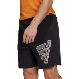 adidas Badge Of Sport 7 Inch Mens Training Shorts - Black men's shorts for summer activities and lounging