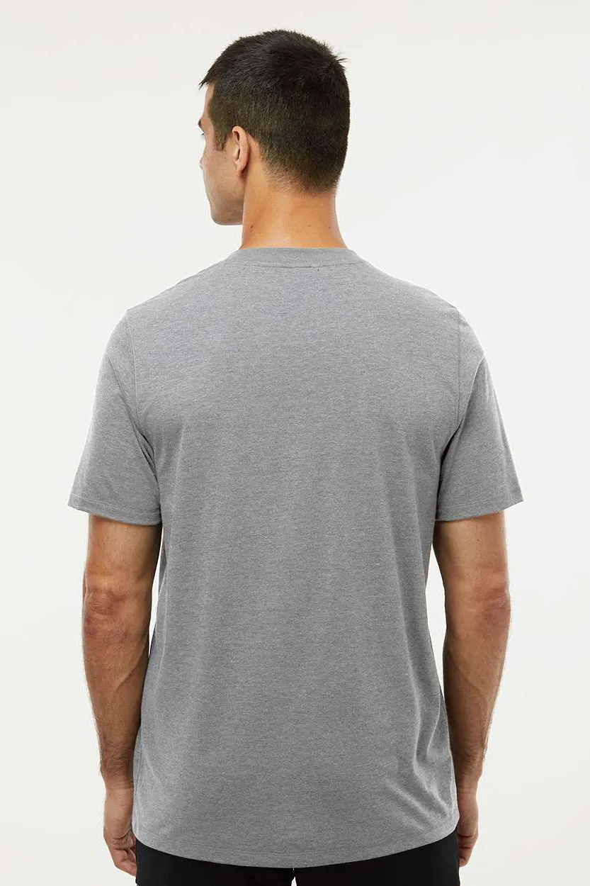 Adidas Mens Short Sleeve Crewneck T-Shirt - Heather Medium Grey
