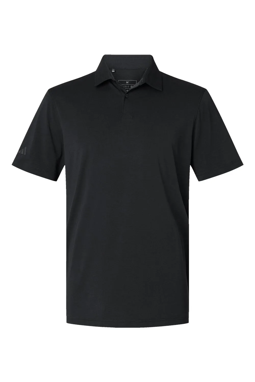 Adidas Mens Short Sleeve Polo Shirt - Black