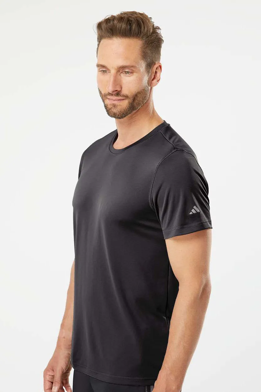 Adidas Mens UPF 50  Short Sleeve Crewneck T-Shirt - Black - Closeout