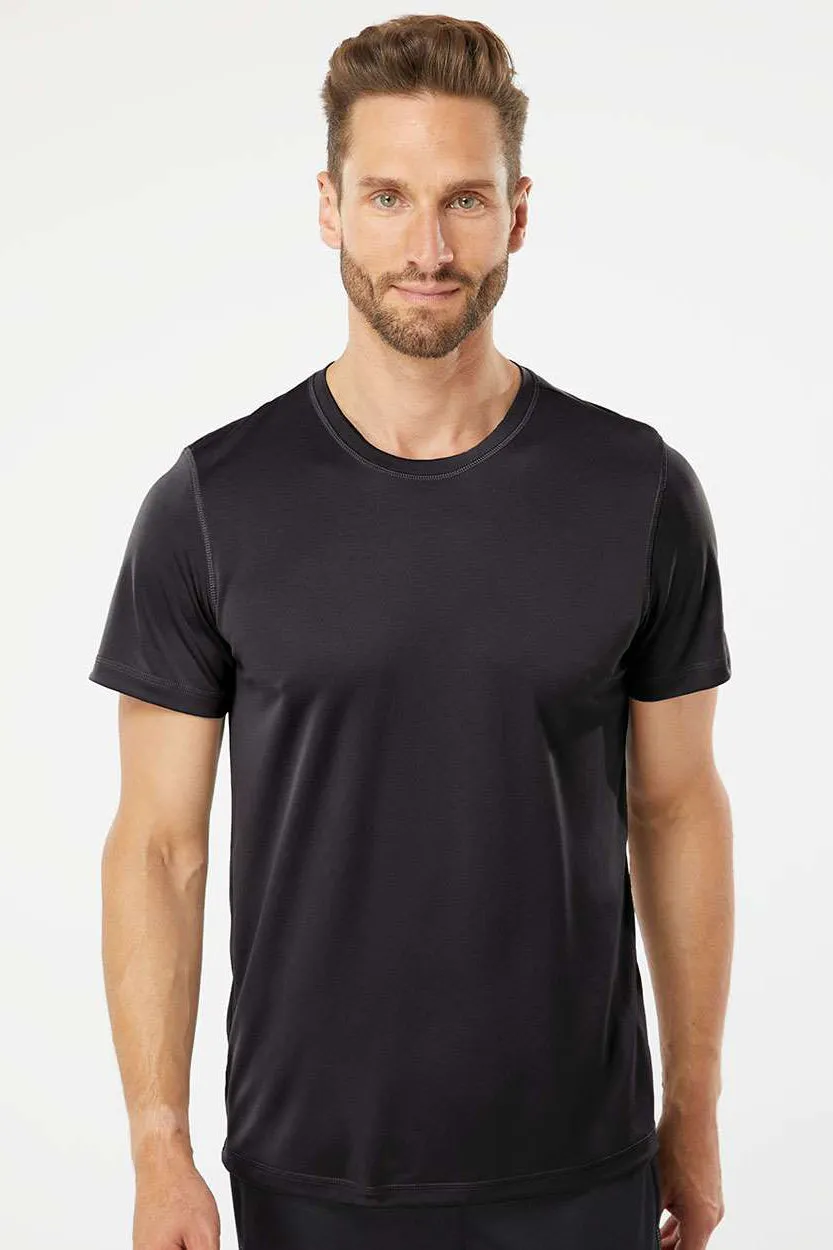 Adidas Mens UPF 50  Short Sleeve Crewneck T-Shirt - Black - Closeout