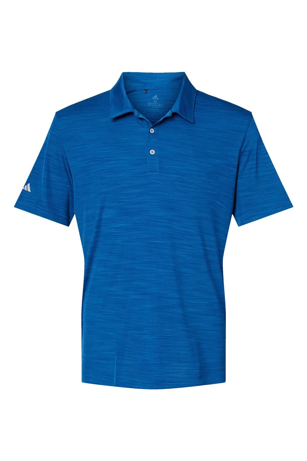 Adidas Mens UPF 50  Short Sleeve Polo Shirt - Collegiate Royal Blue Melange
