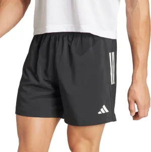 adidas Own The Run 5 Inch Mens Running Shorts - Black men's shorts for summer activities and lounging