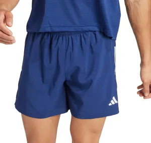 adidas Own The Run 5 Inch Mens Running Shorts - Blue men's shorts for summer activities and lounging