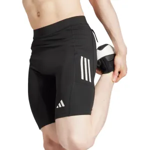adidas Own The Run Mens Short Running Tights - Black men's shorts for summer activities and lounging