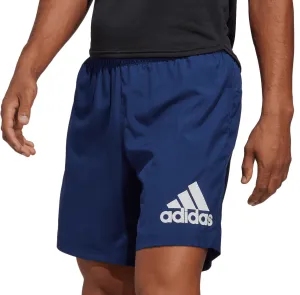 adidas Run It 5 Inch Mens Running Shorts - Blue men's shorts for summer activities and lounging