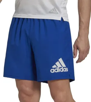 adidas Run It 7 Inch Mens Running Shorts - Blue men's shorts for summer activities and lounging