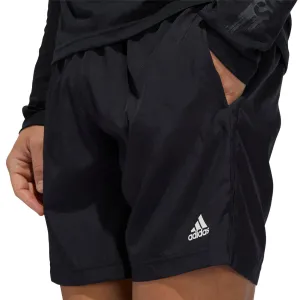 adidas Run It PB 5 Inch Mens Running Shorts - Black men's shorts for summer activities and lounging