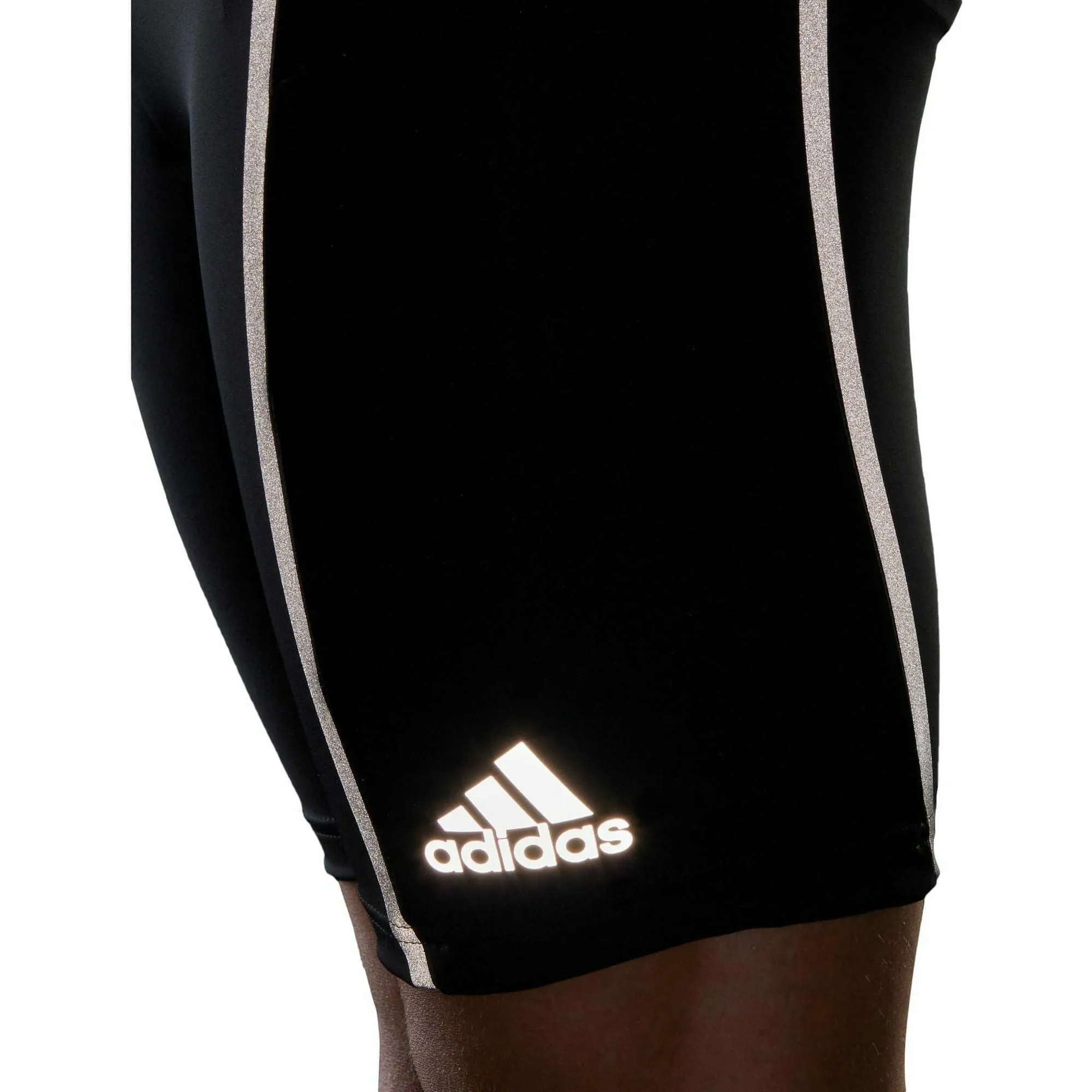 adidas Saturday Mens Short Running Tights - Black
