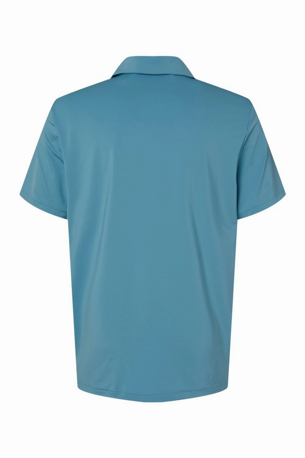 Adidas Mens Ultimate Moisture Wicking Short Sleeve Polo Shirt - Hazy Blue