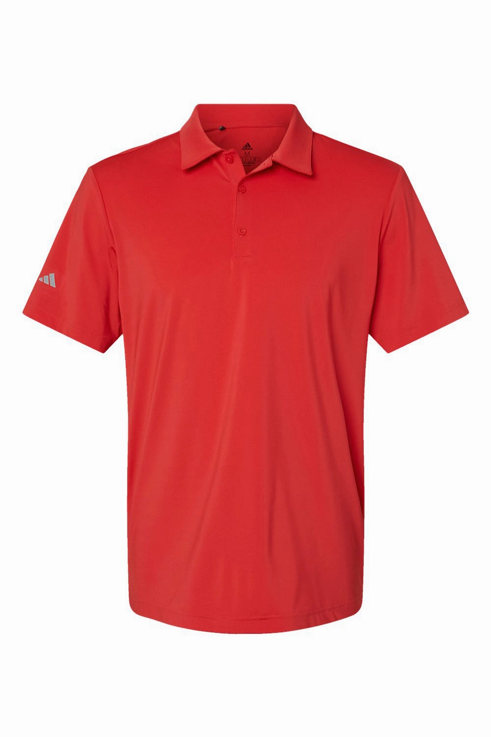 Adidas Mens Ultimate Moisture Wicking Short Sleeve Polo Shirt - Real Coral