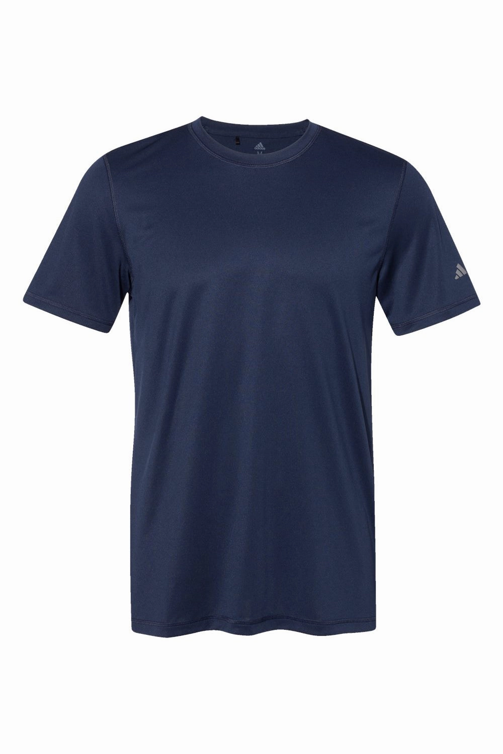 Adidas Mens UPF 50  Short Sleeve Crewneck T-Shirt - Collegiate Navy Blue - Closeout