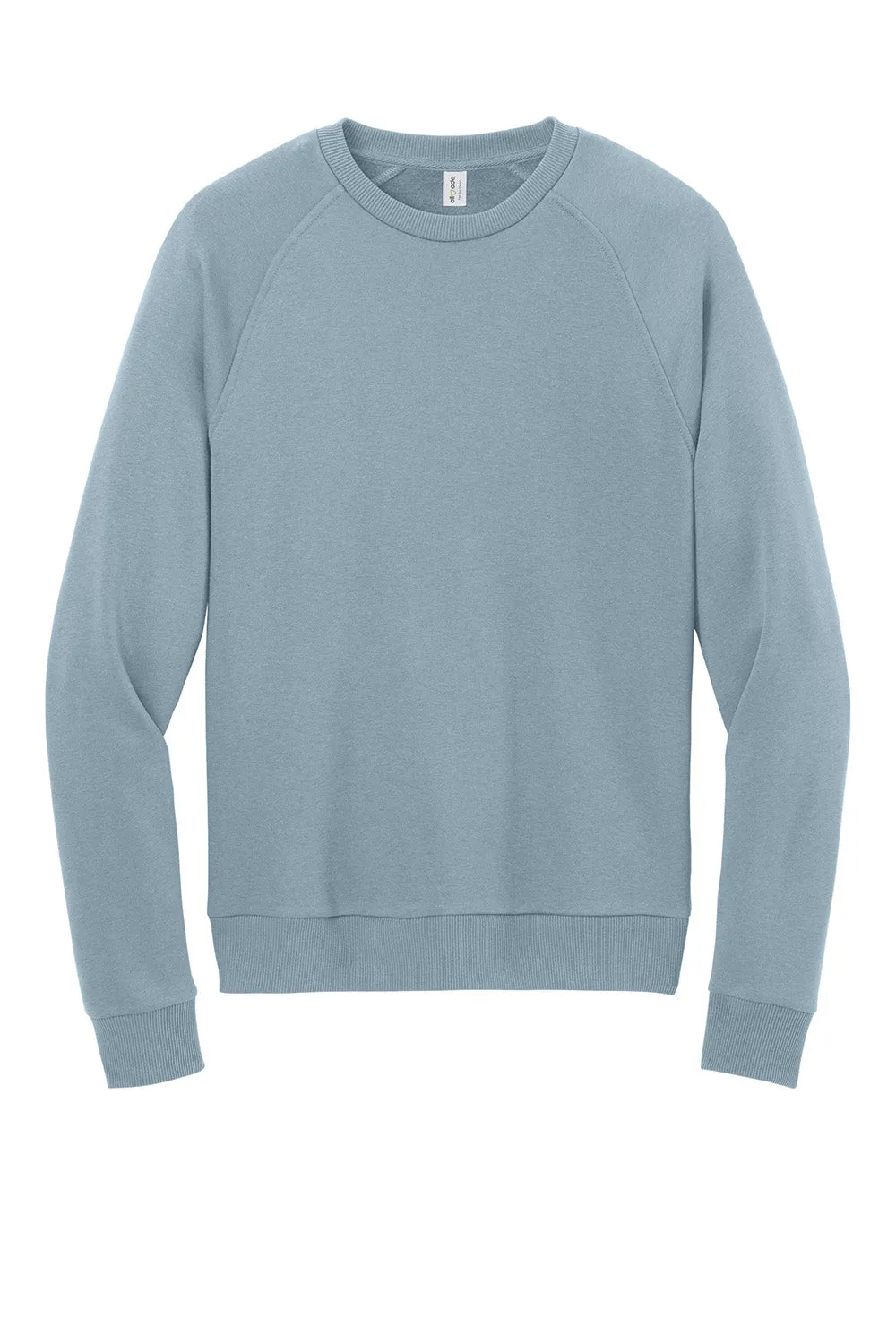 Allmade Mens CVC Fleece Crewneck Sweatshirt - I Like You Blue