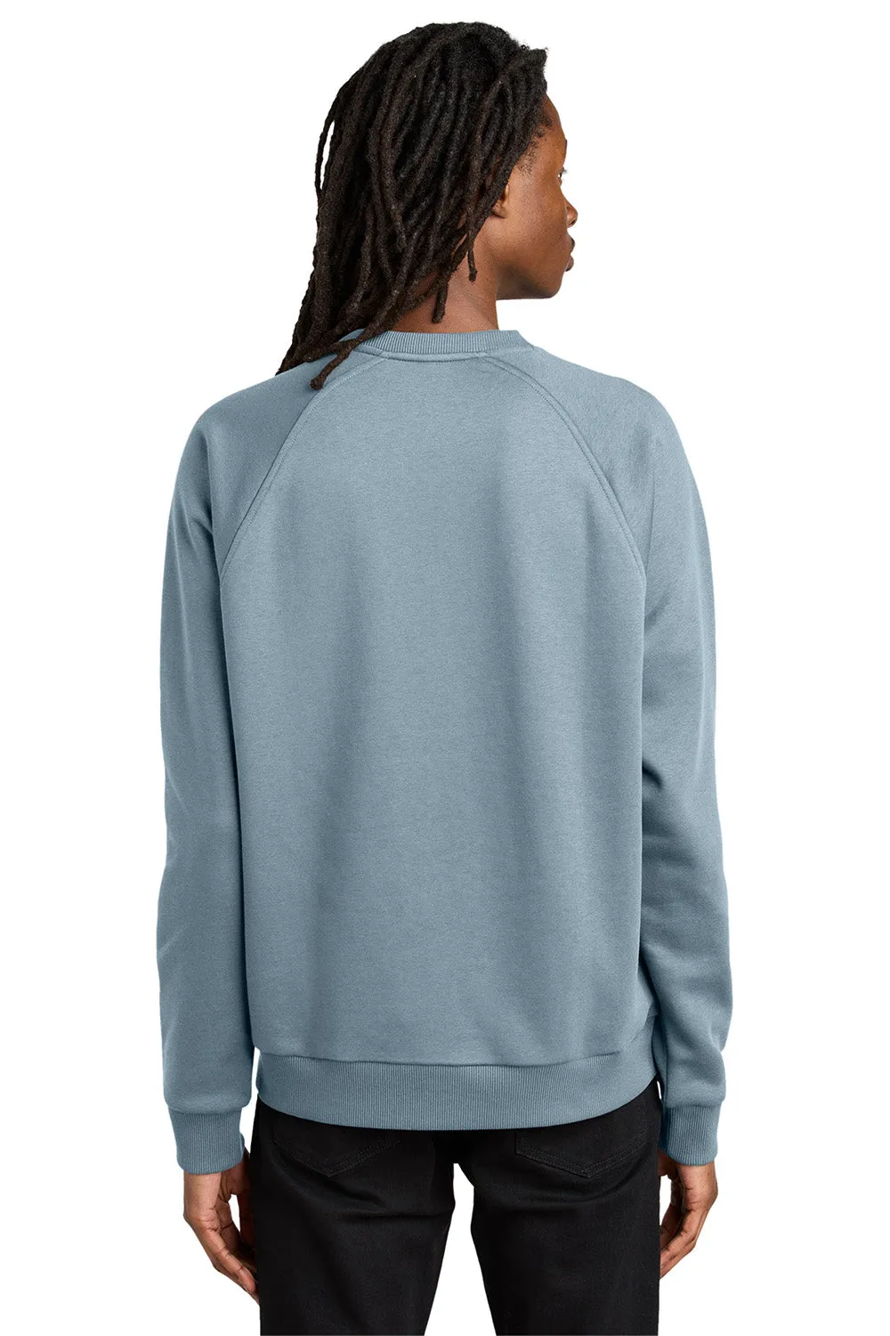 Allmade Mens CVC Fleece Crewneck Sweatshirt - I Like You Blue