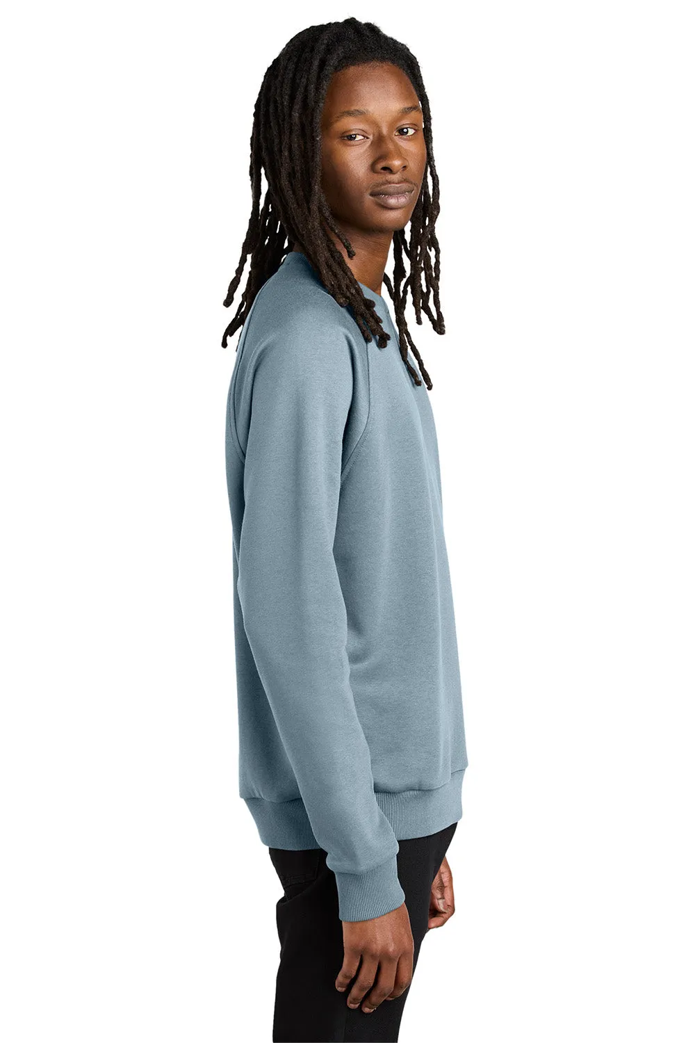 Allmade Mens CVC Fleece Crewneck Sweatshirt - I Like You Blue