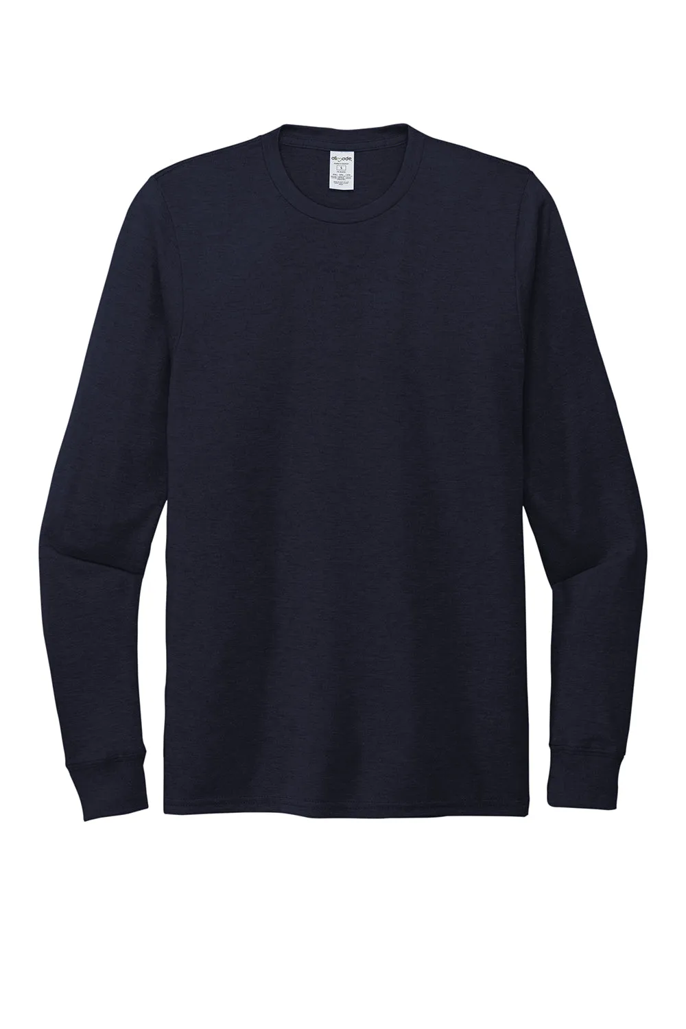 Allmade Mens Long Sleeve Crewneck T-Shirt - Night Sky Navy Blue
