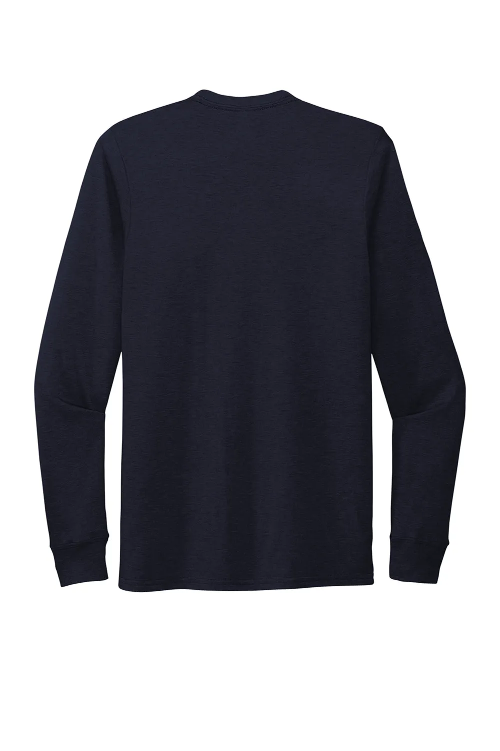 Allmade Mens Long Sleeve Crewneck T-Shirt - Night Sky Navy Blue