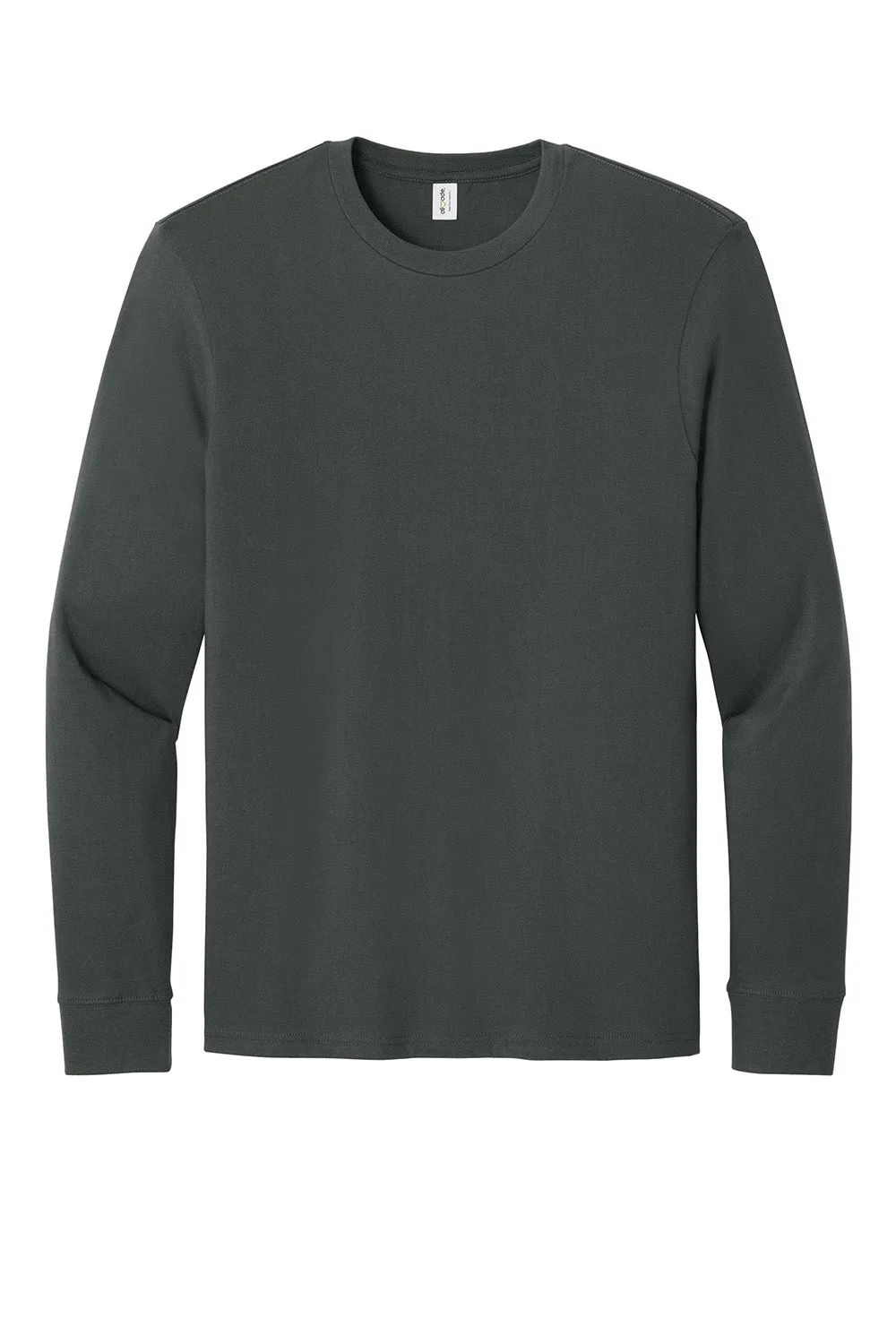 Allmade Mens Long Sleeve Crewneck T-Shirt - Terrain Grey