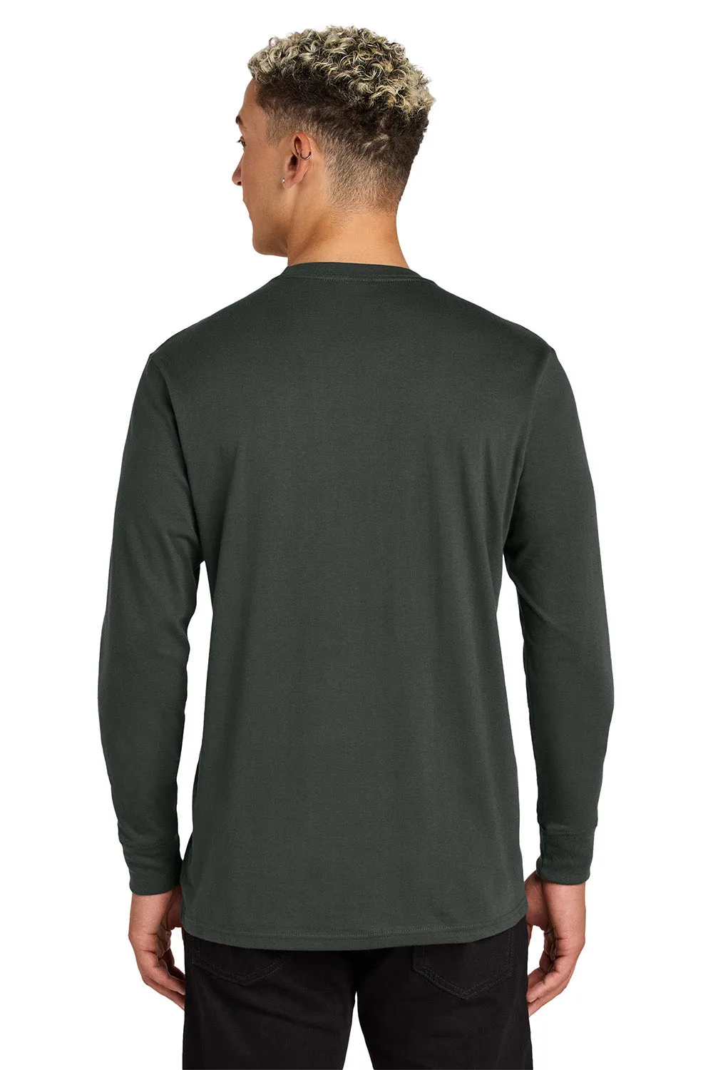 Allmade Mens Long Sleeve Crewneck T-Shirt - Terrain Grey