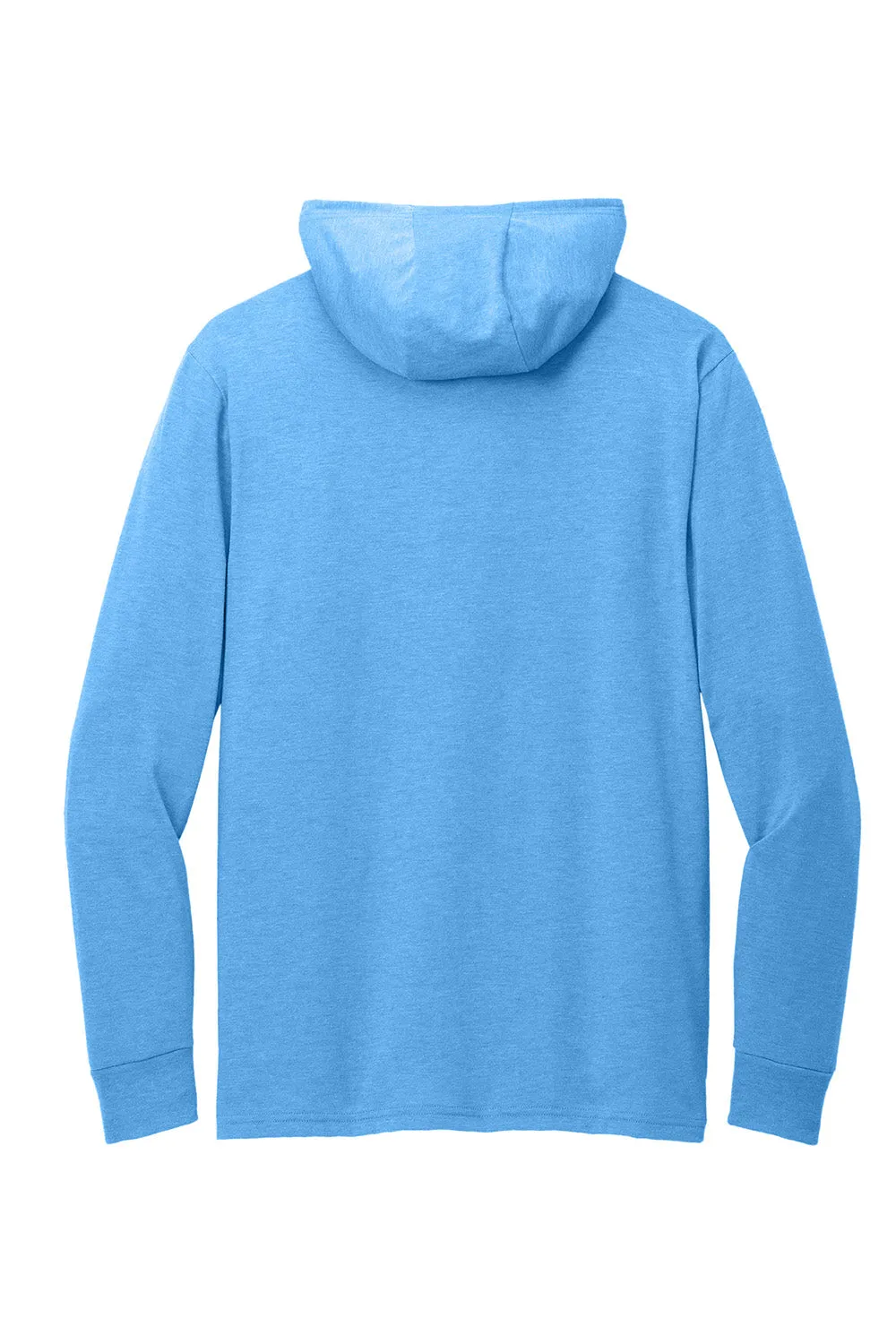 Allmade Mens Long Sleeve Hooded T-Shirt Hoodie - Azure Blue