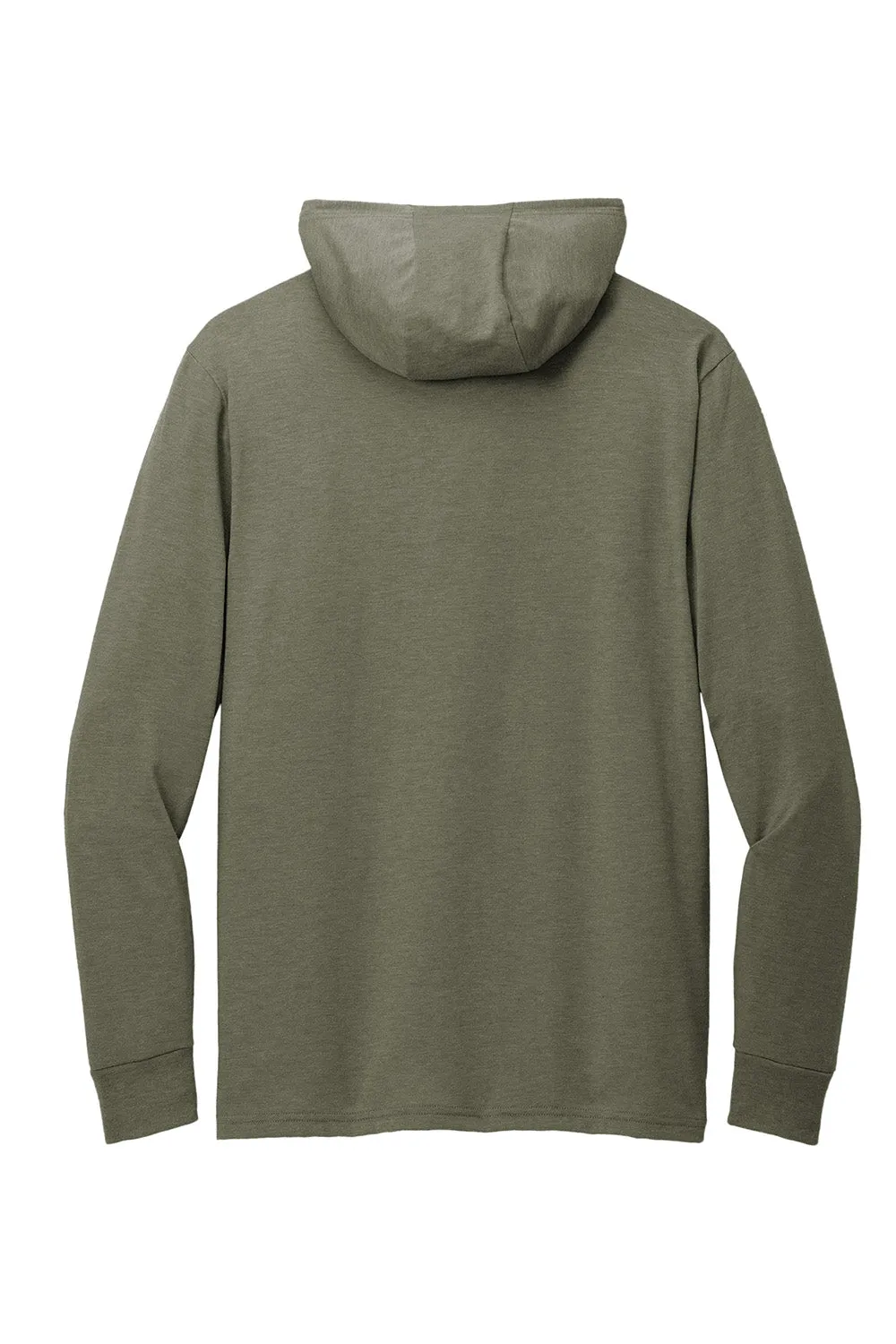 Allmade Mens Long Sleeve Hooded T-Shirt Hoodie - Olive You Green