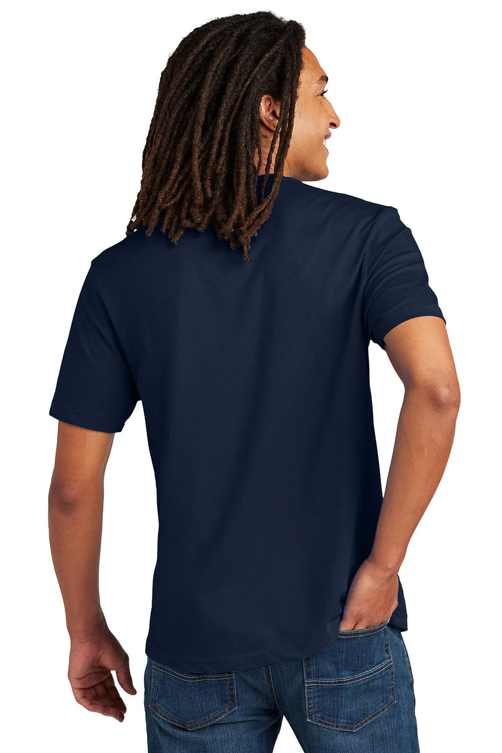 Allmade Mens Recycled Short Sleeve Crewneck T-Shirt - Night Sky Navy Blue
