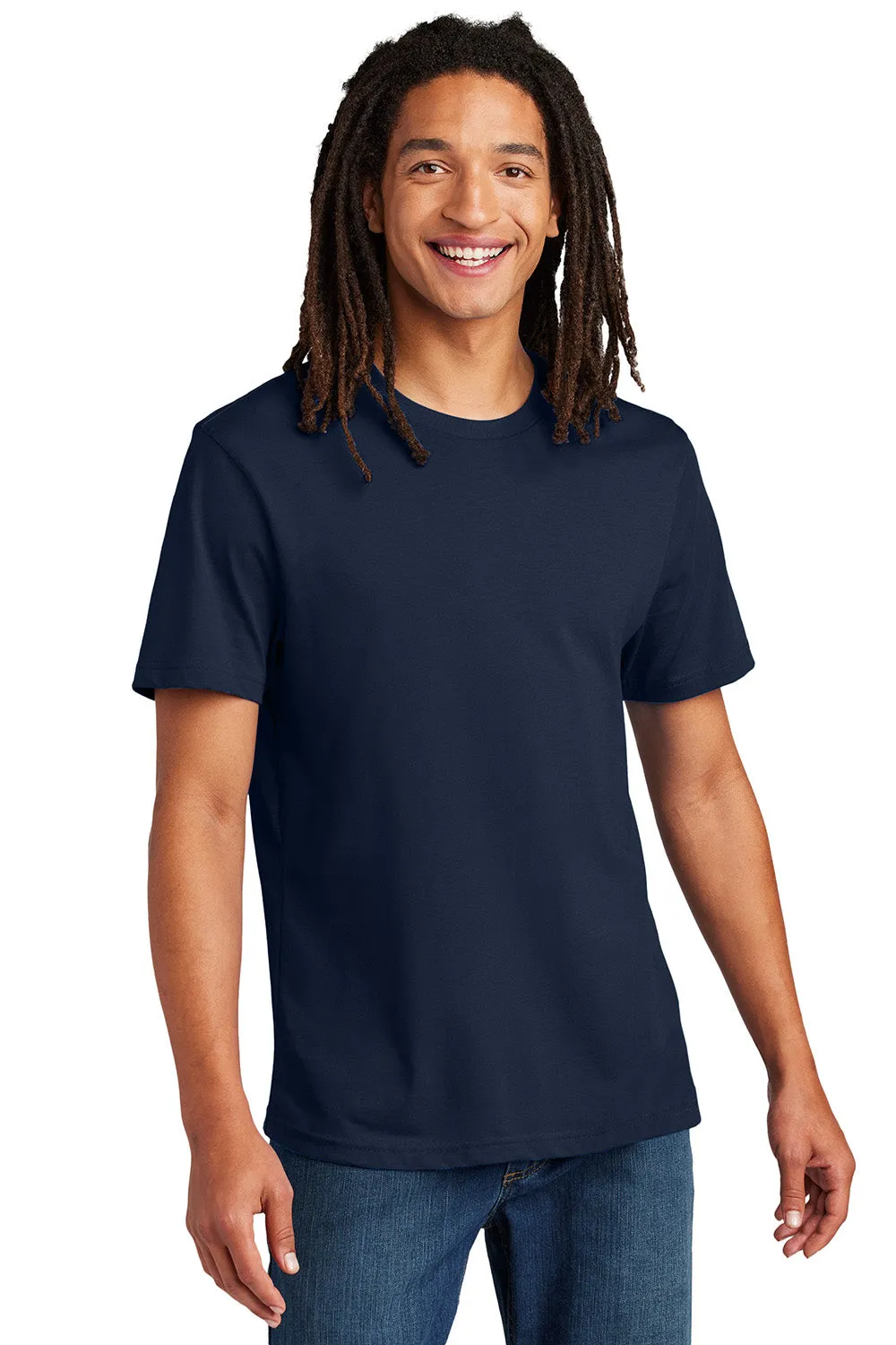 Allmade Mens Recycled Short Sleeve Crewneck T-Shirt - Night Sky Navy Blue