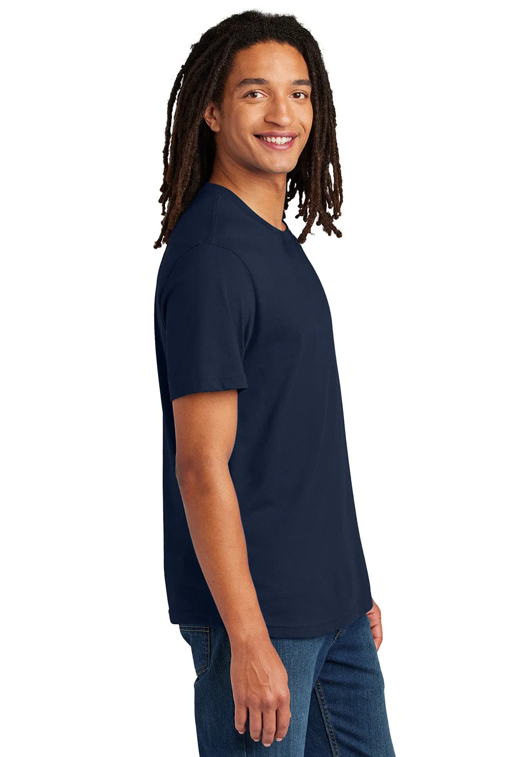 Allmade Mens Recycled Short Sleeve Crewneck T-Shirt - Night Sky Navy Blue