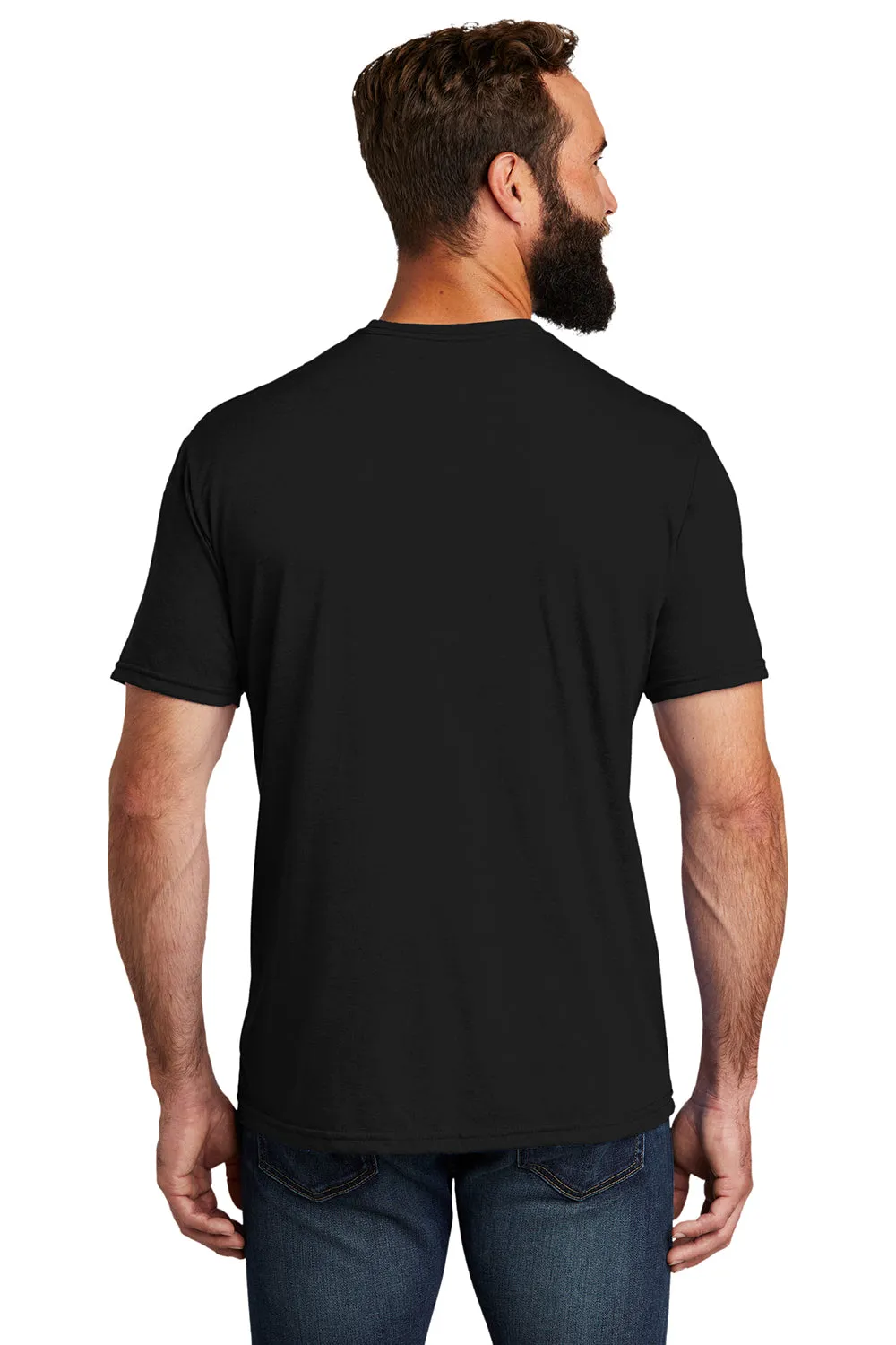 Allmade Mens Short Sleeve Crewneck T-Shirt - Deep Black