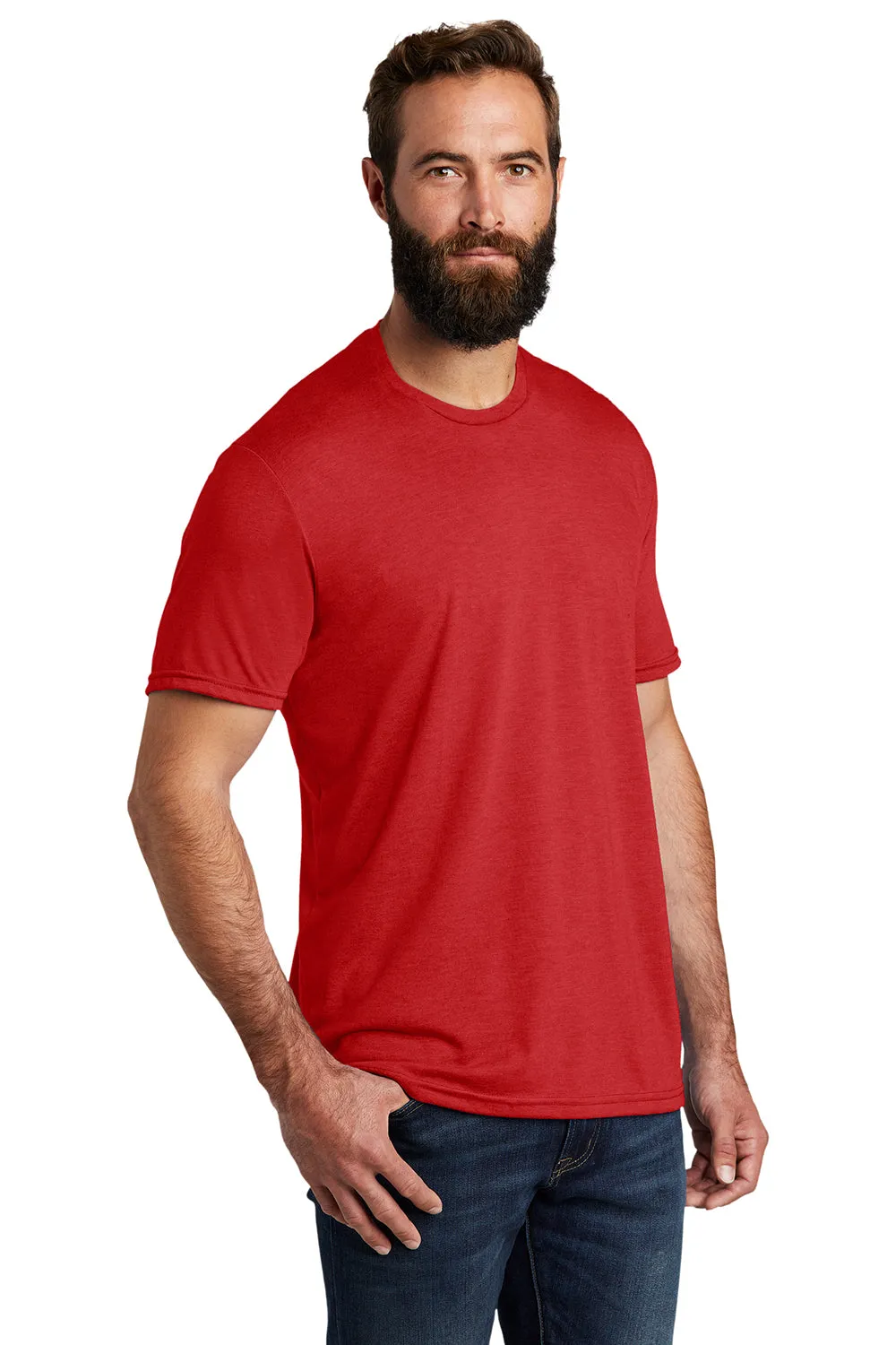 Allmade Mens Short Sleeve Crewneck T-Shirt - Rise Up Red