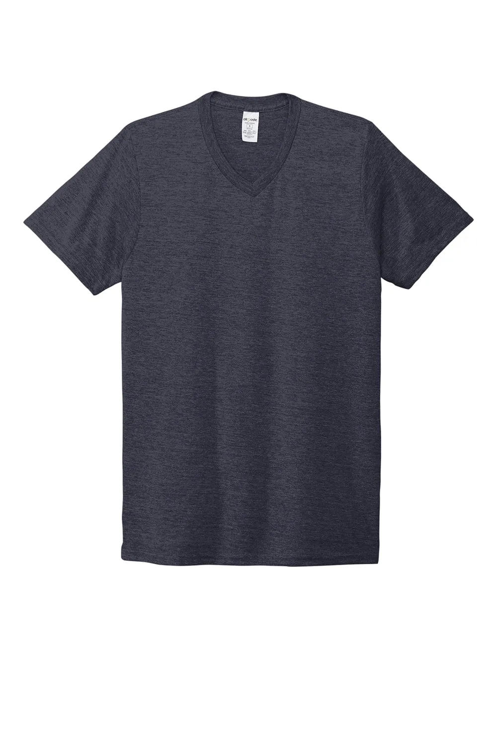 Allmade Mens Short Sleeve V-Neck T-Shirt - Rebel Blue