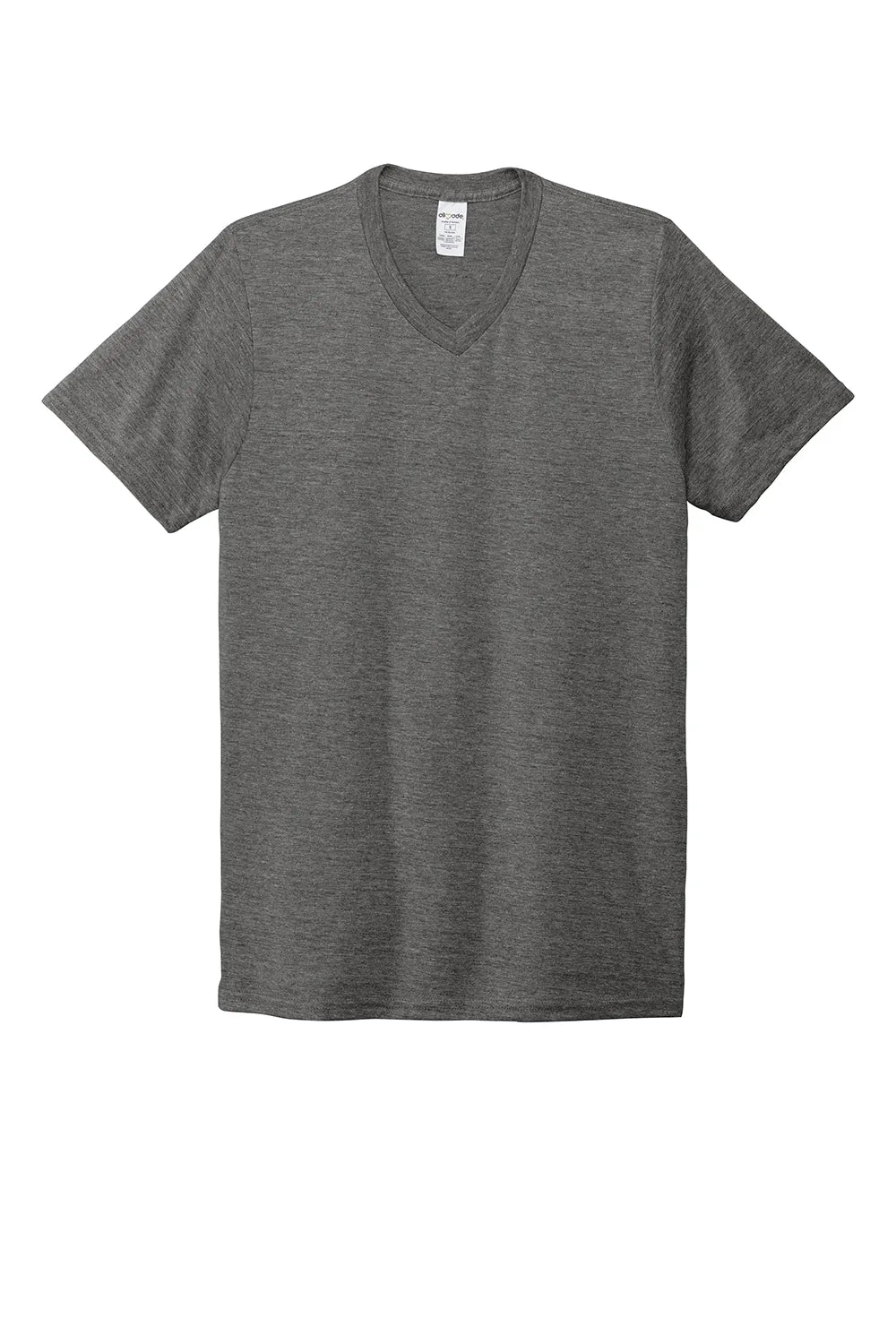 Allmade Mens Short Sleeve V-Neck T-Shirt - Space Black