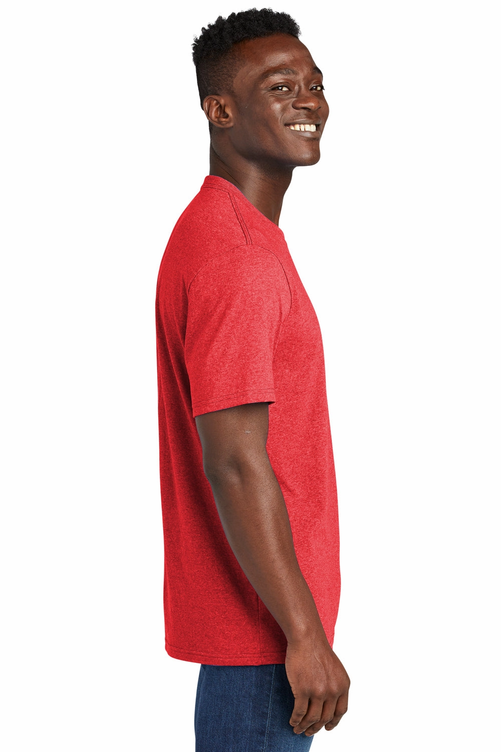 Allmade Mens Recycled Short Sleeve Crewneck T-Shirt - Heather Red