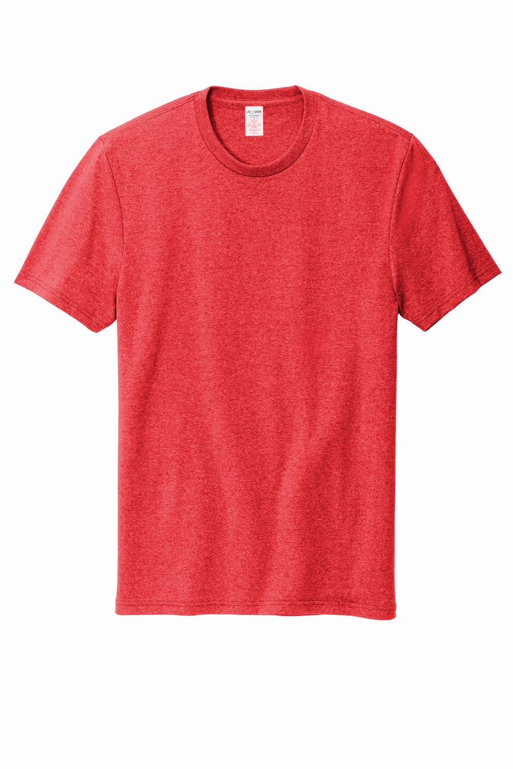 Allmade Mens Recycled Short Sleeve Crewneck T-Shirt - Heather Red