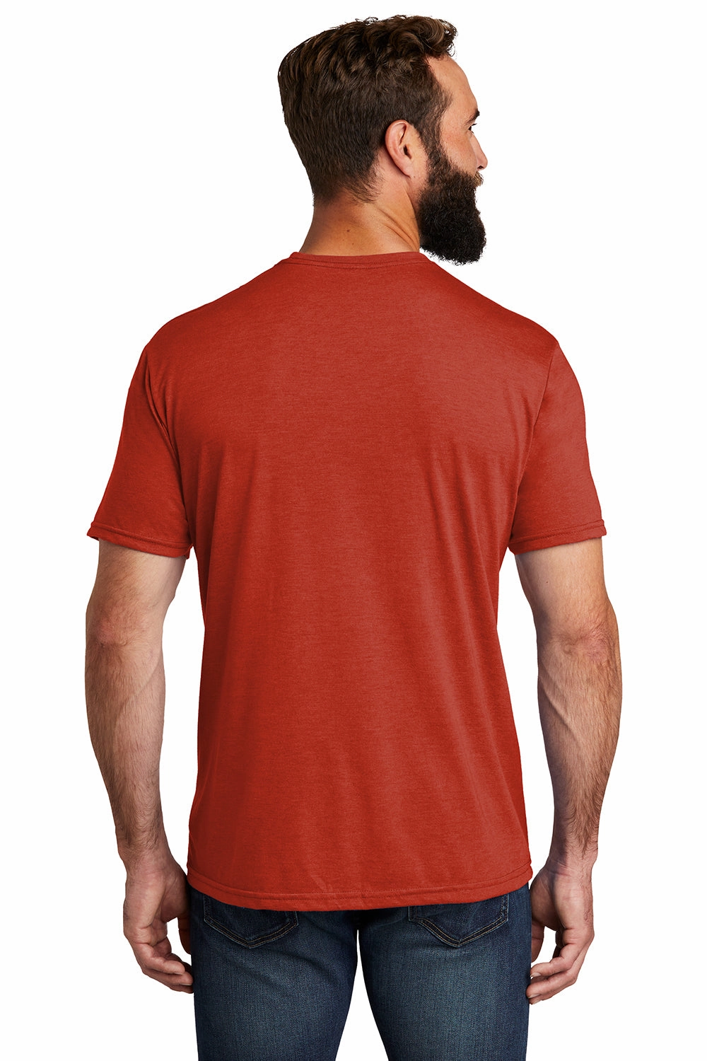 Allmade Mens Short Sleeve Crewneck T-Shirt - Desert Sun Red