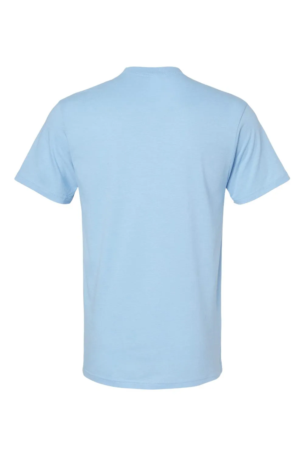 American Apparel Mens CVC Short Sleeve Crewneck T-Shirt - Heather Light Blue