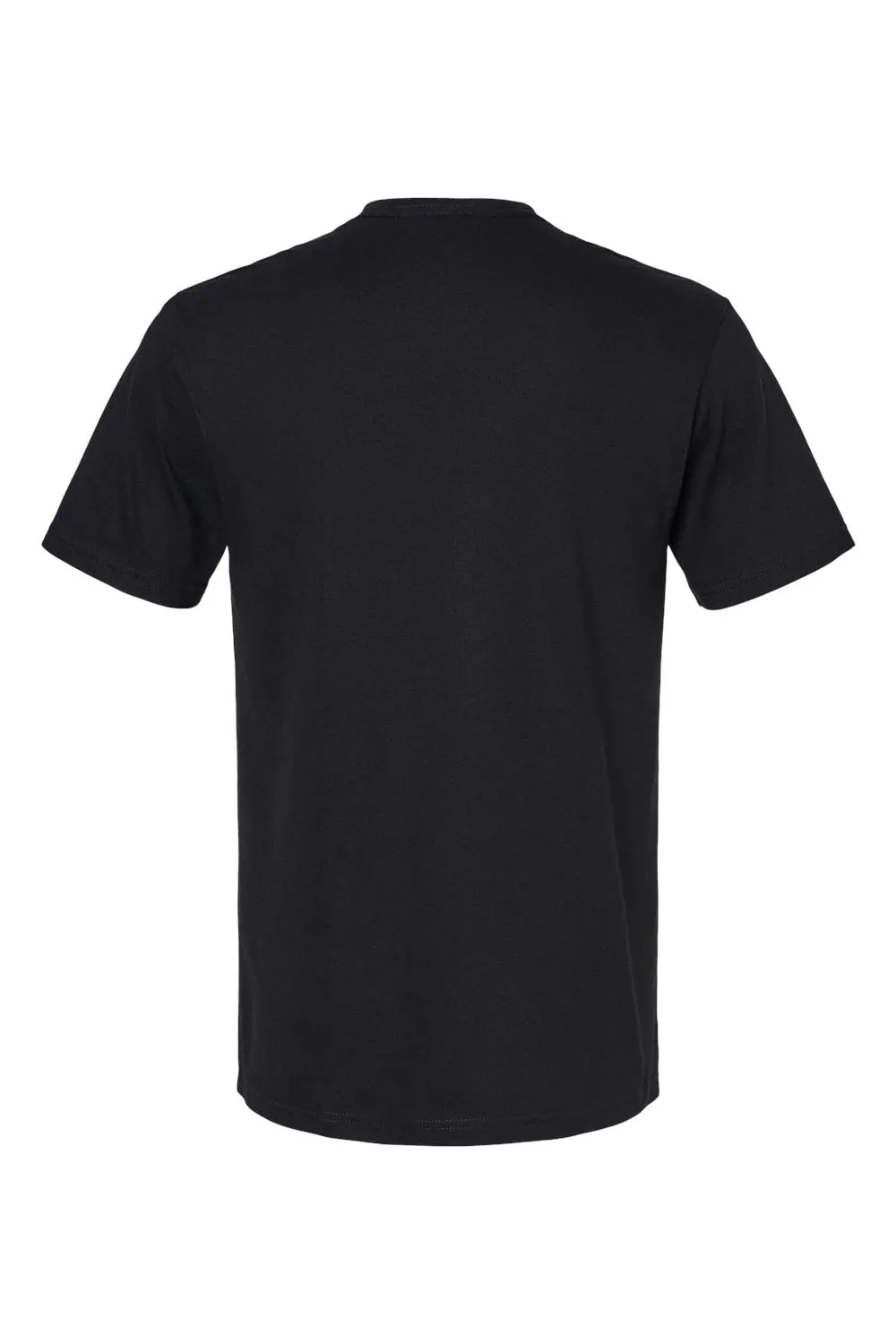 American Apparel Mens CVC Short Sleeve V-Neck T-Shirt - Black