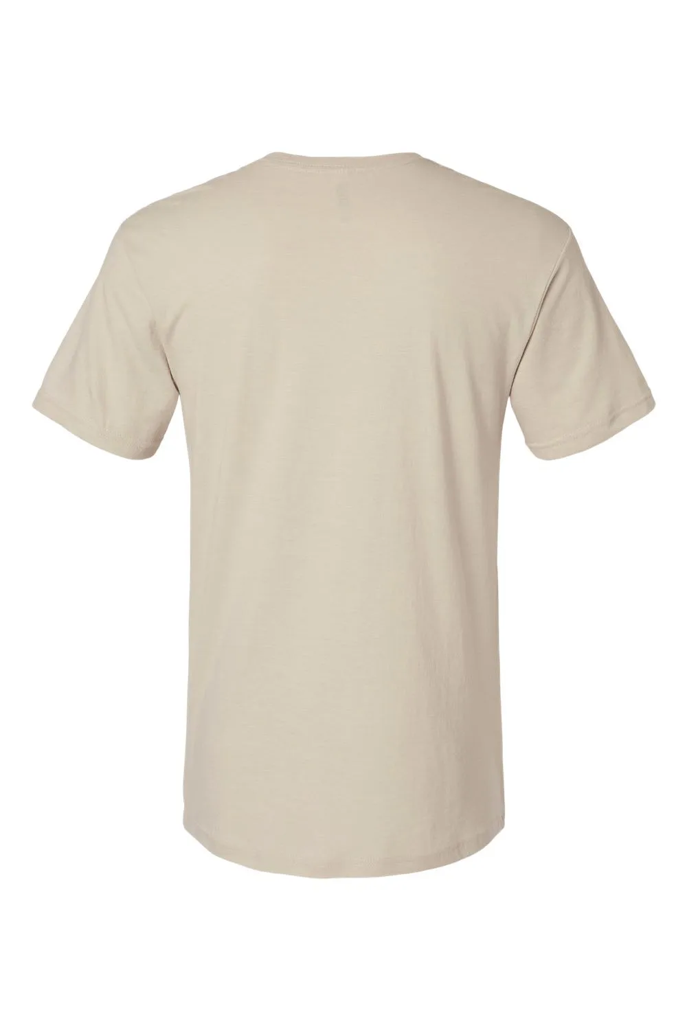 American Apparel Mens CVC Short Sleeve V-Neck T-Shirt - Heather Bone