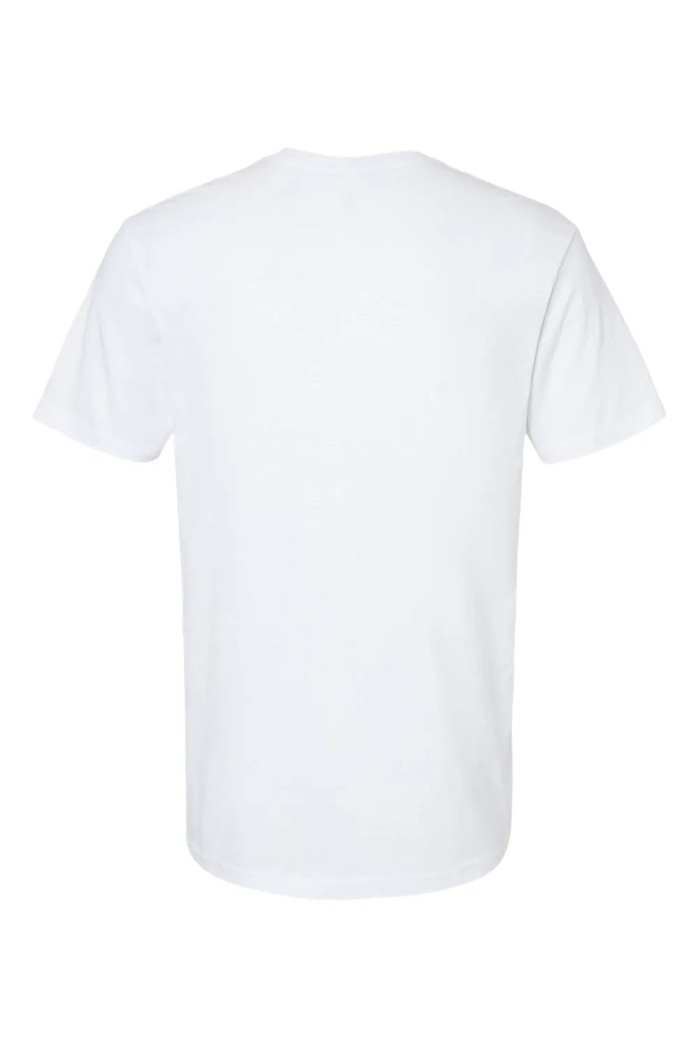 American Apparel Mens CVC Short Sleeve V-Neck T-Shirt - White