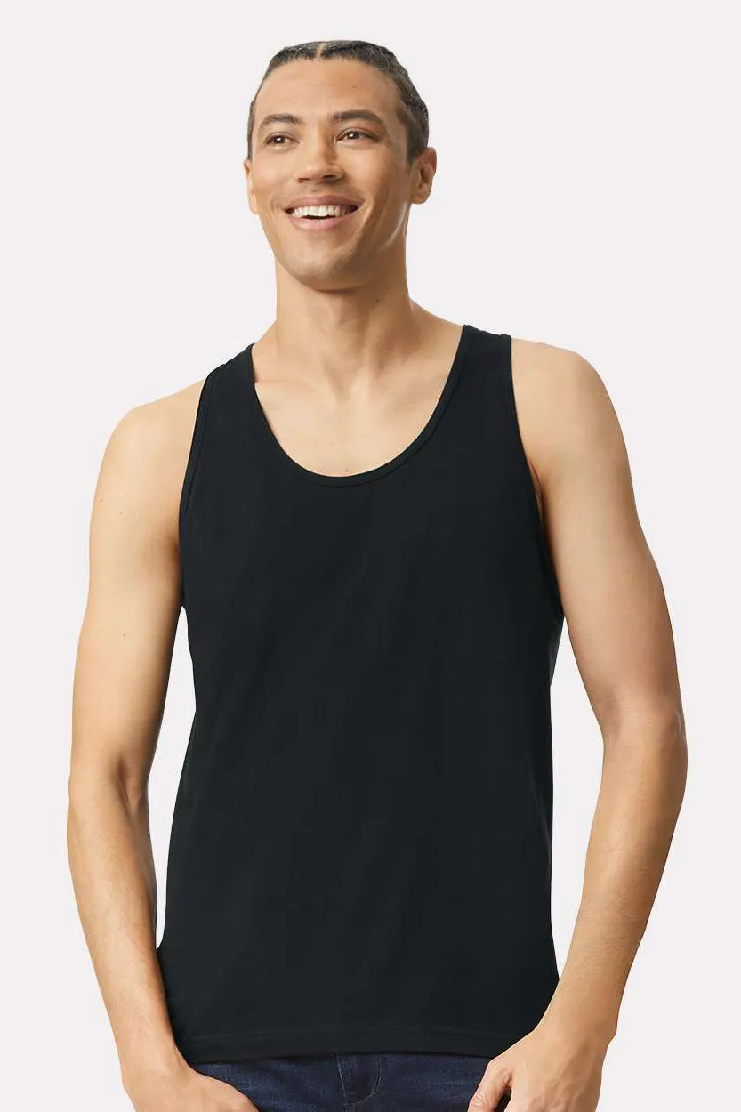 American Apparel Mens Fine Jersey Tank Top - Black