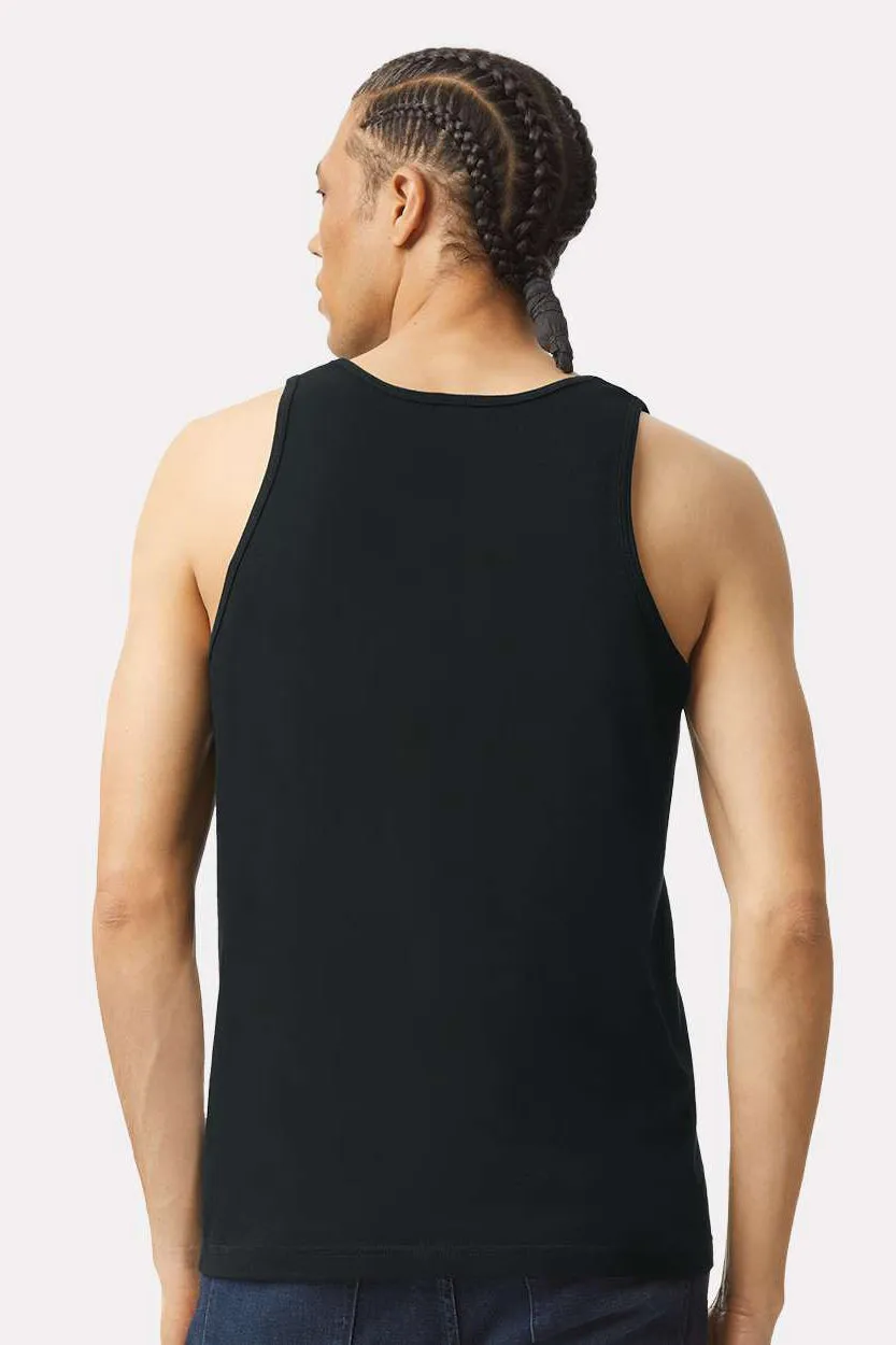 American Apparel Mens Fine Jersey Tank Top - Black