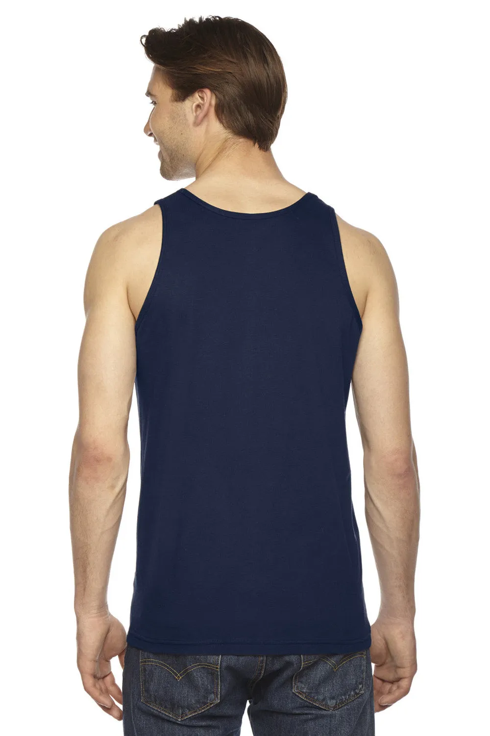American Apparel Mens Fine Jersey Tank Top - Navy Blue