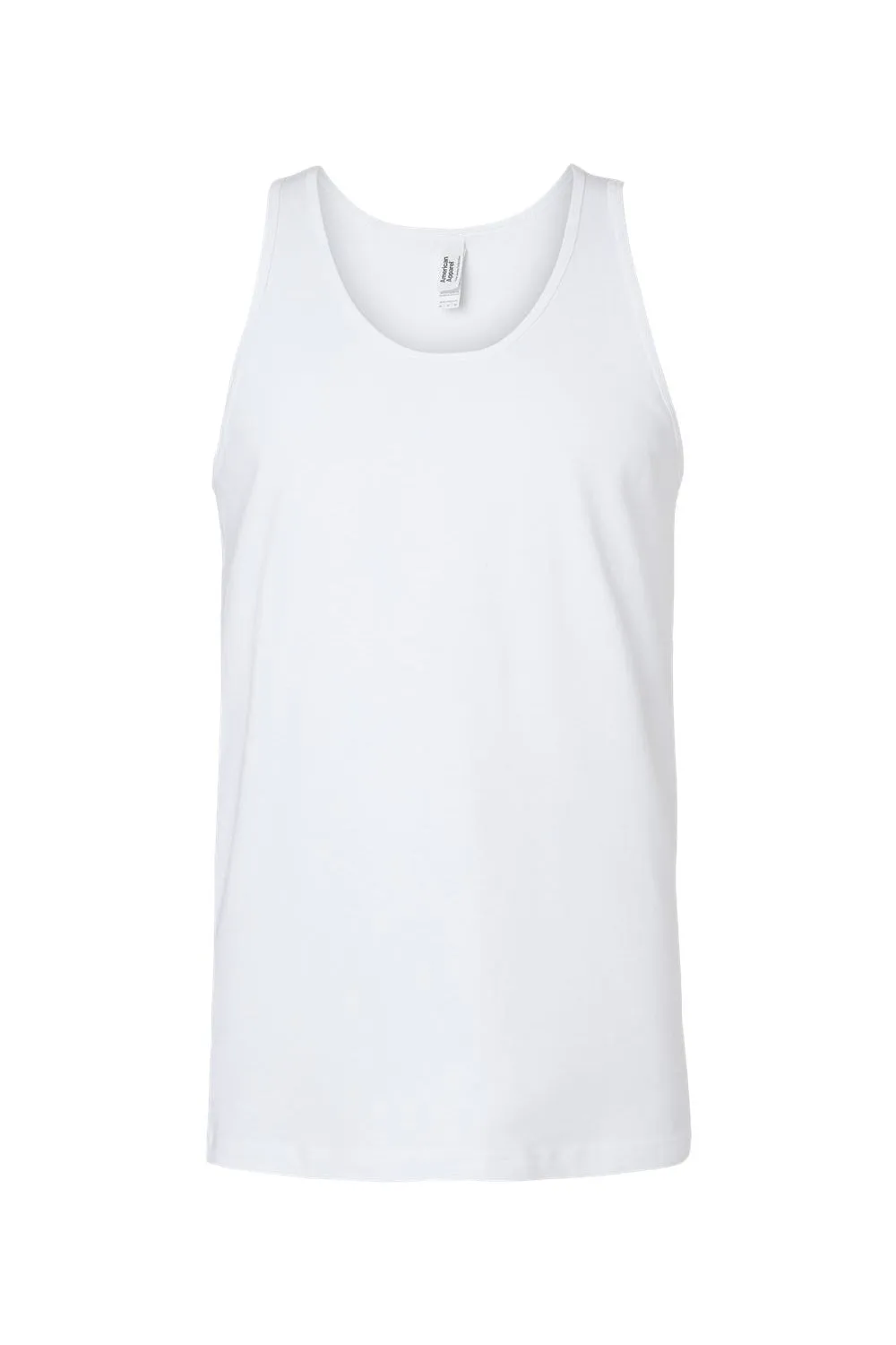 American Apparel Mens Fine Jersey Tank Top - White