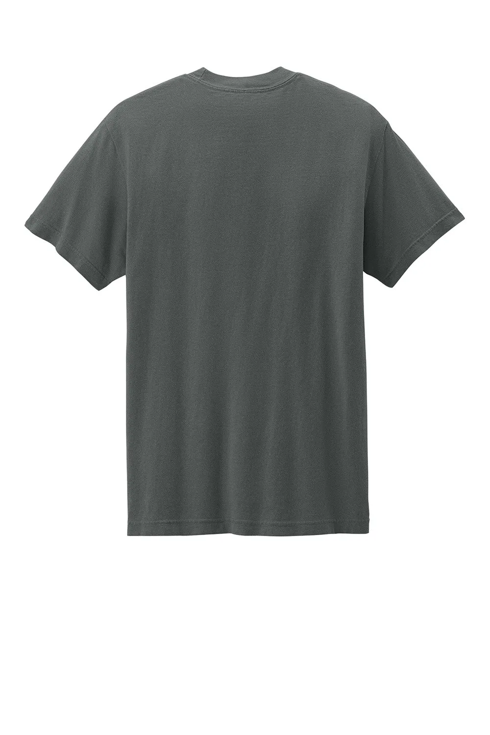 American Apparel Mens Garment Dyed Short Sleeve Crewneck T-Shirt - Faded Black